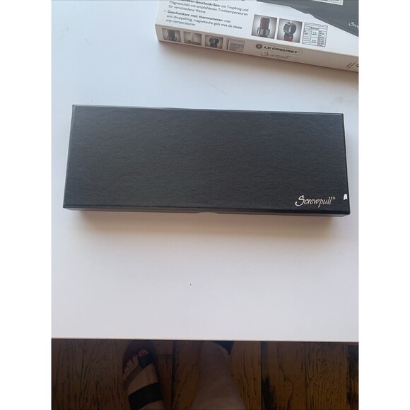 NEW in Box  LE CREUSET WA-144 Wine Thermometer Gift Set + Magnet BAR TOOL - Picture 4 of 5